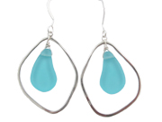 Sea Glass Earrings by White Lotus