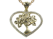 Tree of Life within Heart Pendant