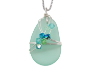 Sea Glass Pendant by White Lotus