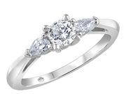 3-Stone Diamond Engagement Ring