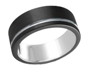 Malo Tungsten Wedding Band