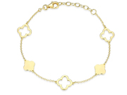 Open Clover Station Bracelet by Reign