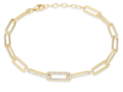 Paperclip Bracelet by Reign
