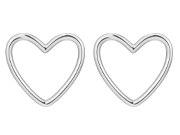 Open Heart Earrings by Reign
