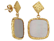 White Shell Earrings by Steelx