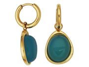 Blue Cats Eye Earrings by Steelx