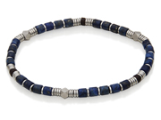 Mens Lapis Bracelet by Steelx