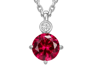 Ruby Pendant by Elle