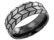 Mens "Tire Tread" Ring