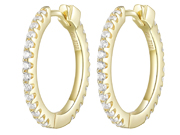 "Stardust" Hoop Earrings by Elle