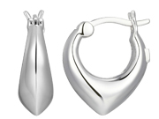 "Tulip" Hoop Earrings by Elle