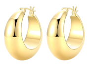 Puffy Hoop Earrings by Reign