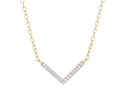 Chevron Neckpiece by M,by Monte Luna