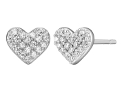 Heart Earring by M,by Monte Luna