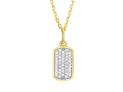 Dogtag Pendant by M,by Monte Luna