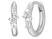 Hoop Earring by M,by Monte Luna