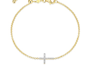 Cross Bracelet by M,by Monte Luna