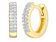 Hoop Earring by M,by Monte Luna