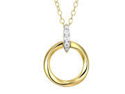 Circle Pendant by M,by Monte Luna