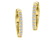 Lab Grown Diamond Hoop Earrings 