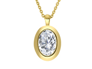 Lab Grown Diamond Solitaire Pendant 