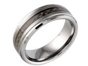 Malo Tungsten & Carbon Fiber Wedding Band