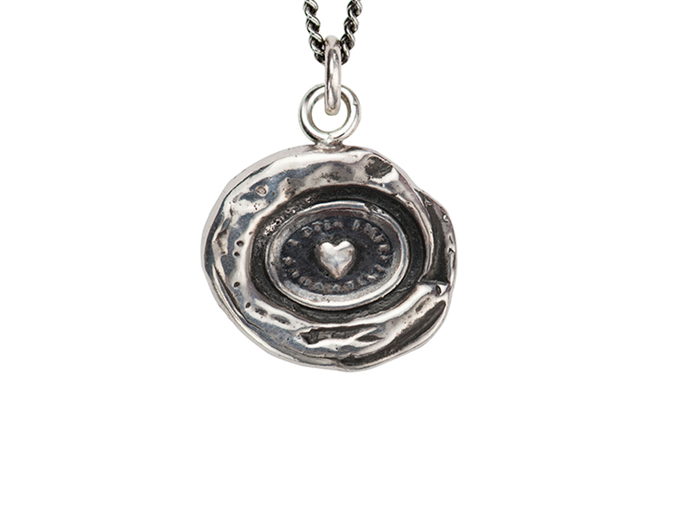 "Heart Print" Pendant by Pyrrha