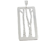 Birch Tree Pendant by Argent Whimsy