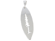 Pine Tree Pendant by Argent Whimsy