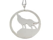 Wolf Pendant by Argent Whimsy