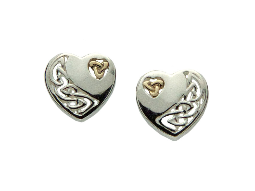 Celtic Heart Earrings by Keith Jack