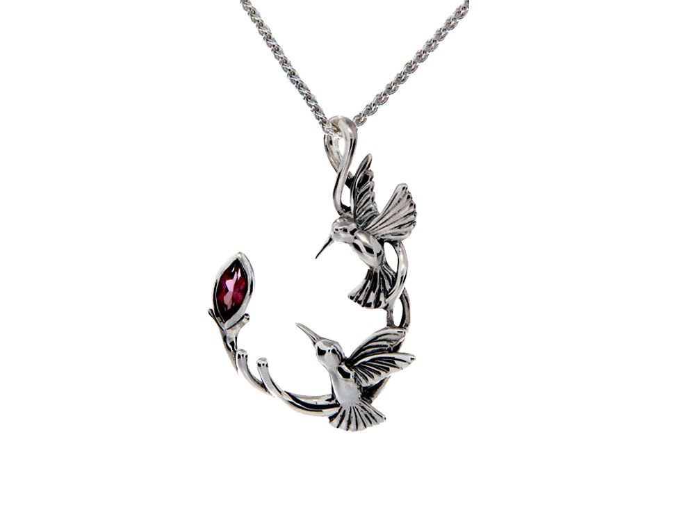 Hummingbird Pendant by Keith Jack