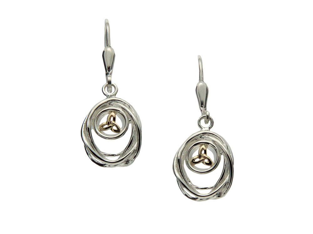 Celtic Cradle Of Life Earrings by Keith Jack