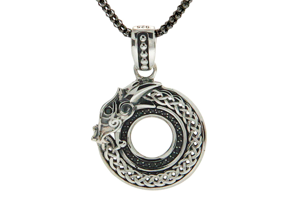 Norse Forge Dragon Pendant by Keith Jack