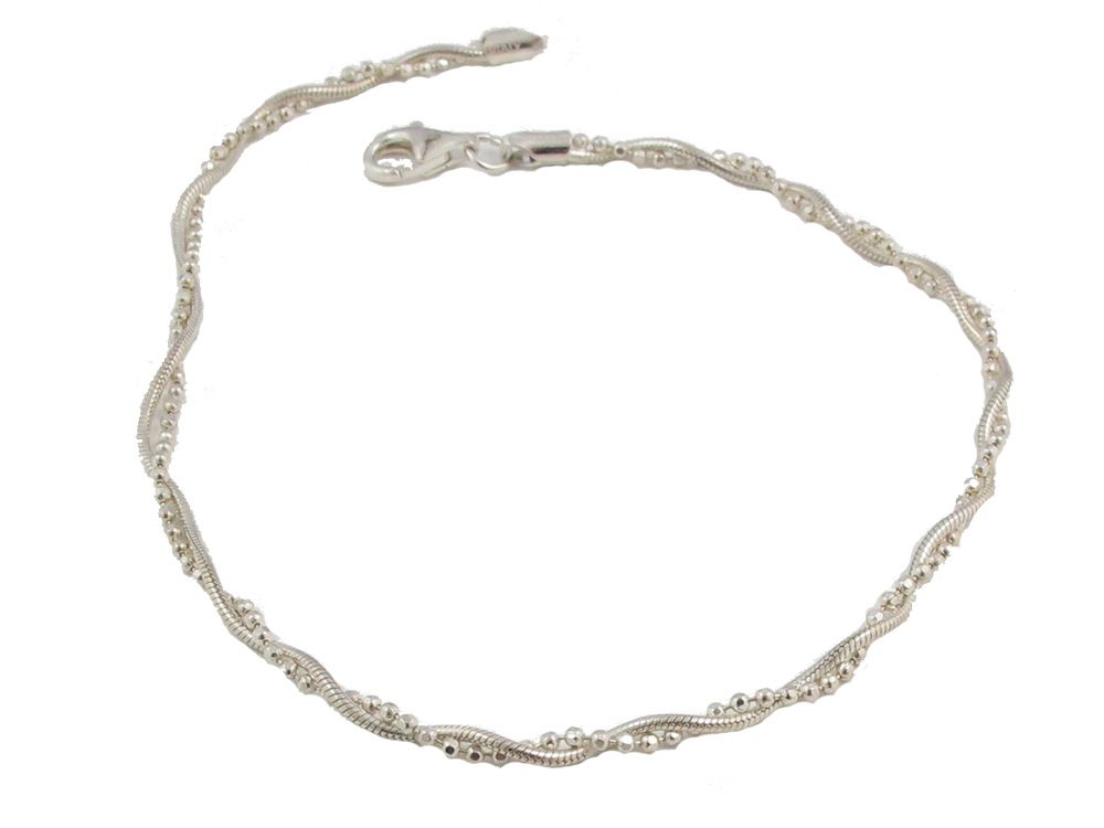 Snake-Ball Anklet