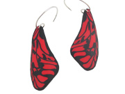 Butterfly Wing Earrings by Wanda Shum Designs 