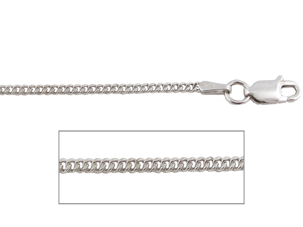 18" Curb Sterling Silver Chain