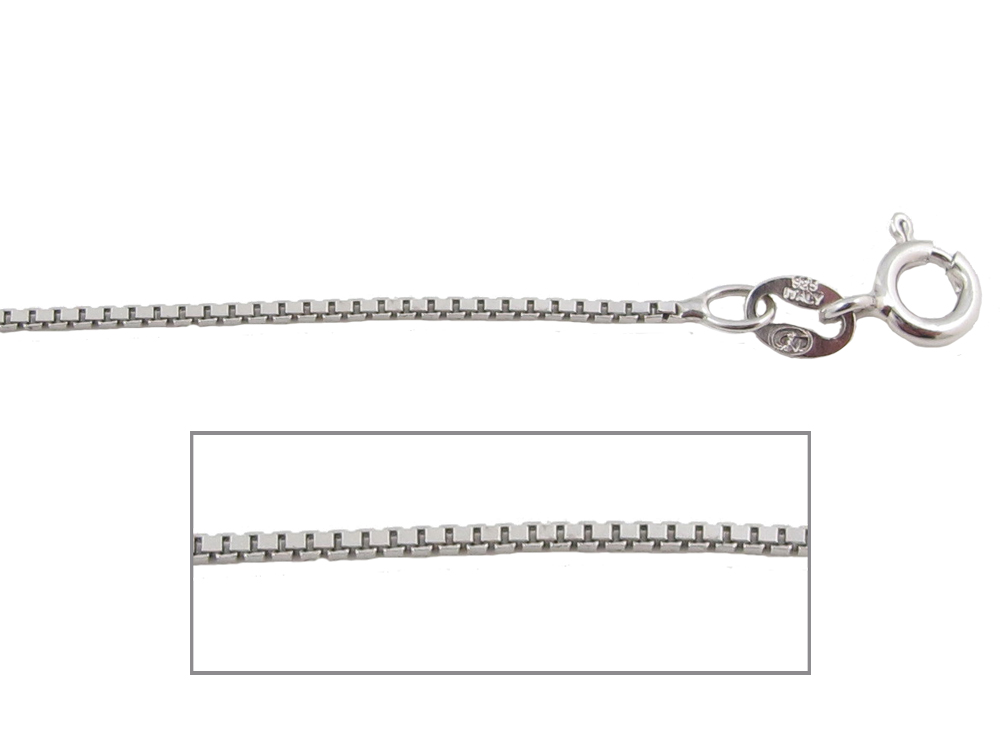 18" Box Sterling Silver Chain