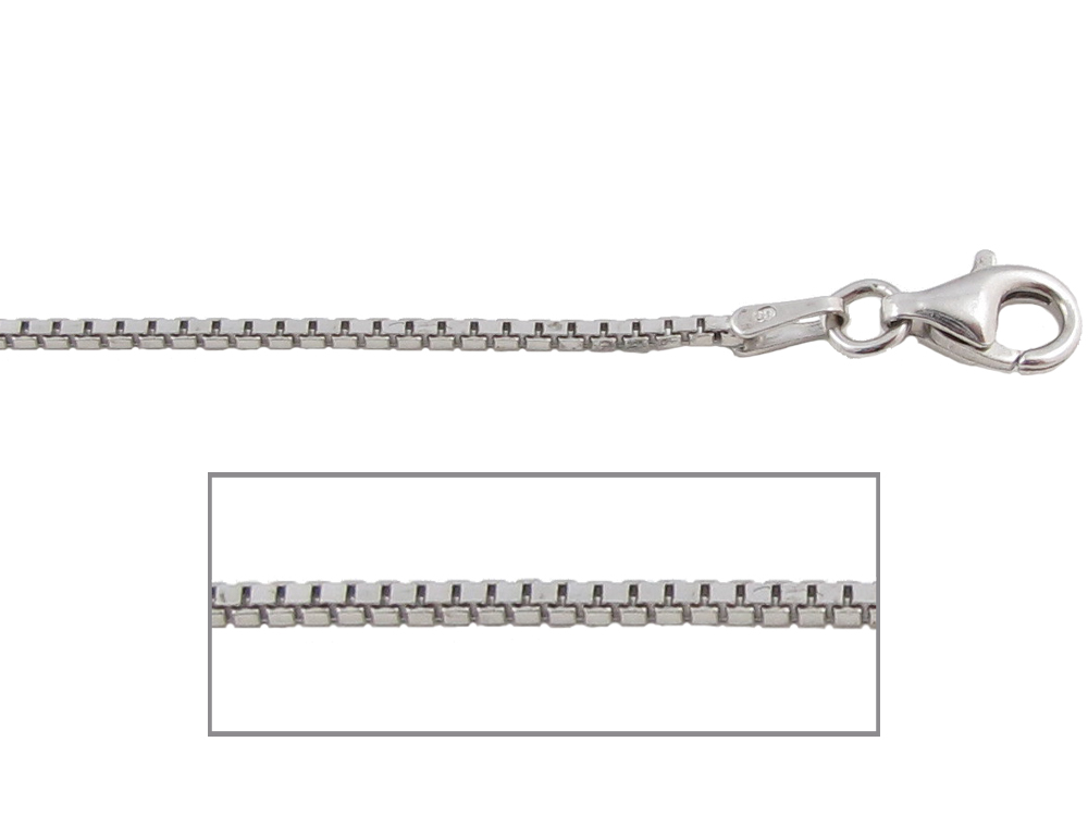 18" Box Sterling Silver Chain