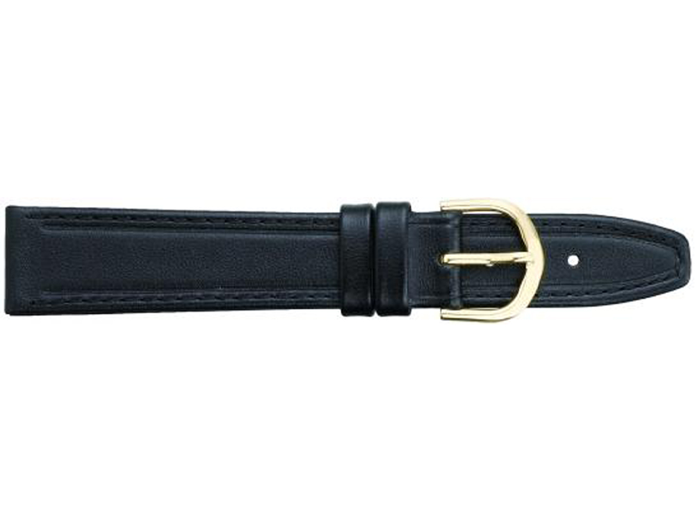 Mens 16mm Leather Watch Band