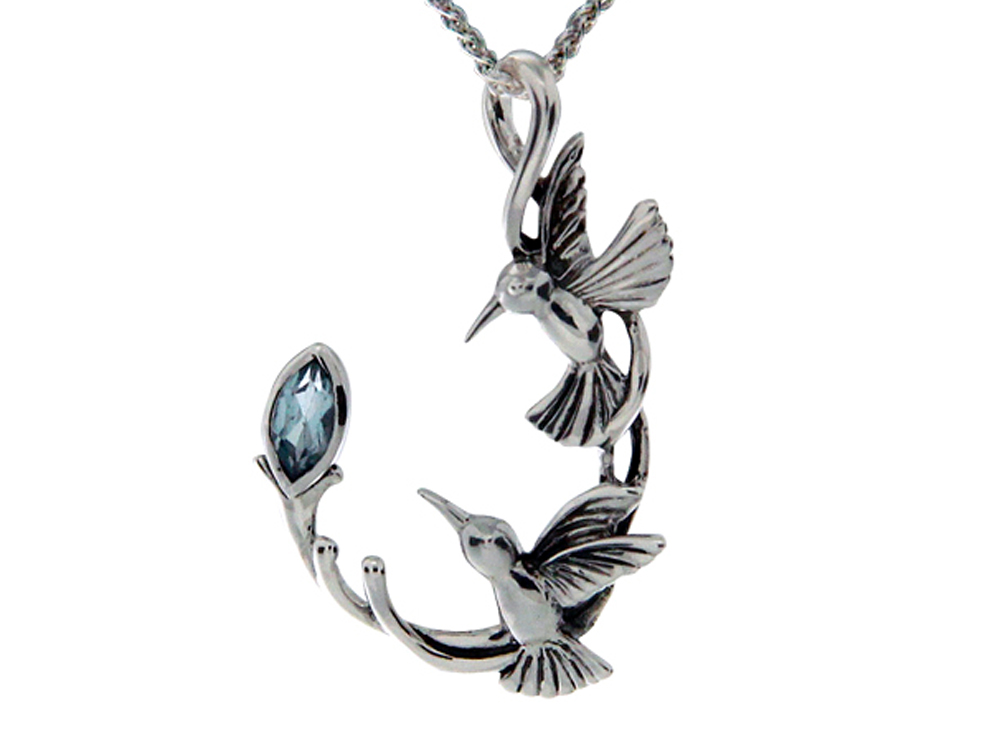 Hummingbird Pendant by Keith Jack