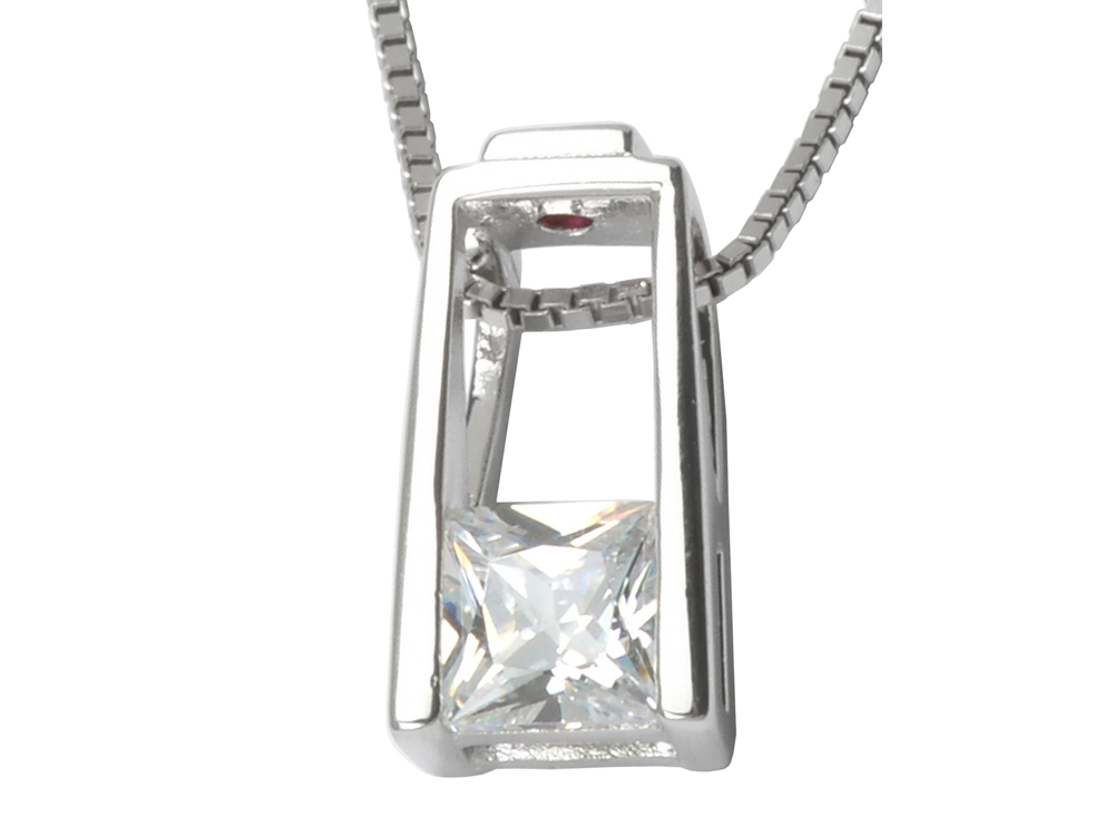 Cubic Zirconia Pendant by Elle