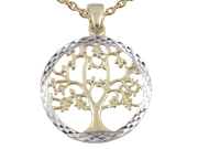 2-Tone Tree of Life Pendant