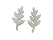 Fern Leaf Earrings by Argent Whimsy