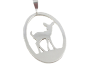 Fawn Pendant by Argent Whimsy