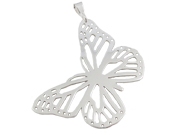 Butterfly Pendant by Argent Whimsy