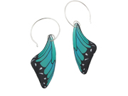 Mini Butterfly Wings Earrings by Wanda Shum Designs