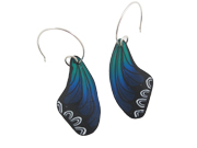 Mini Butterfly Wings Earrings by Wanda Shum Designs