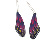 Butterfly Wing Earrings by Wanda Shum Designs 