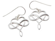 Heart Infinity Earrings by Gam Studios 
